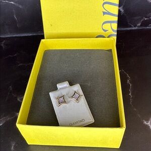 Banter Gold and Silver Diamond Earrings